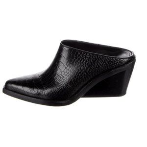 Rag & Bone Crocodile Leather Mules